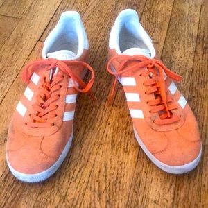 Peach Adidas Gazelle